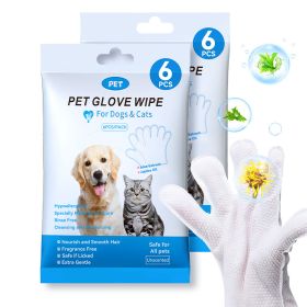 Cleaning Wipes Gloves For Dog And Cat,Pet Bathing Wipes Cleaning & Deodorizing,Dog Wipes For Body Paws Butt Daily Care,Cat Grooming Wipes Cleanin (Option: 2pack)